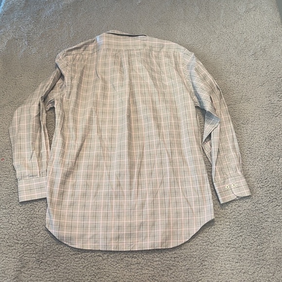 Peter Millar Shirt Mens Large Black/gray/pink Checked Long Sleeve Button Down - Picture 8 of 10